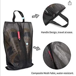 Pack All - Water Resistant Travel Shoe Bag with Zipper
